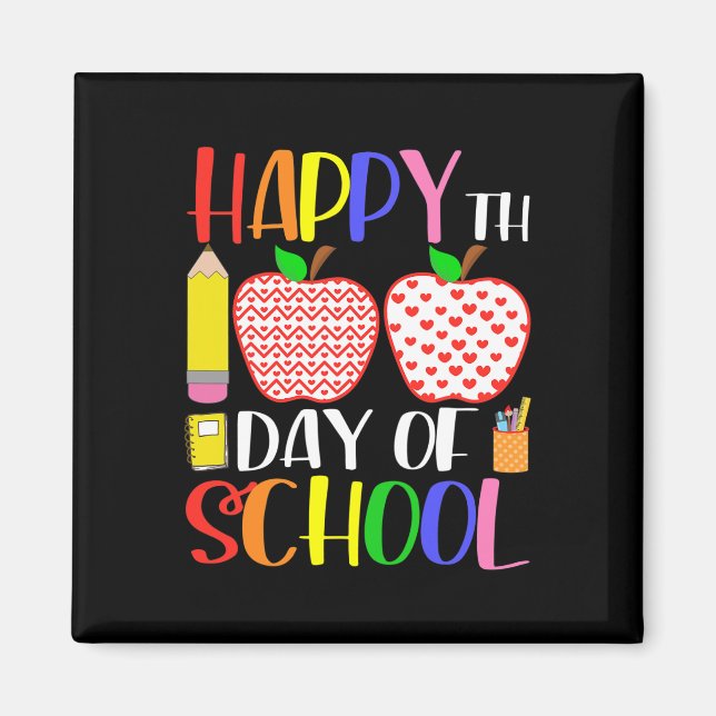 Days Of School Teacher And Student 2  Magnet (Front)
