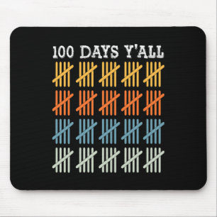 Days Of School Tee Kids 100th Day Of School Mouse Mat