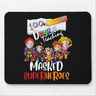 Days Of Teaching Masked Superheroes Teacher Life G Mouse Mat