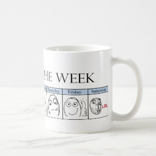 Days of the Week Memes Coffee Mug