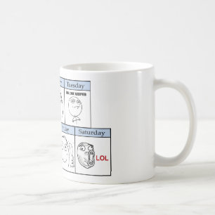 Days of the Week Memes Coffee Mug