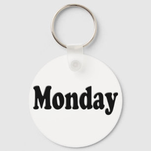 Days of the Week - Monday Key Ring