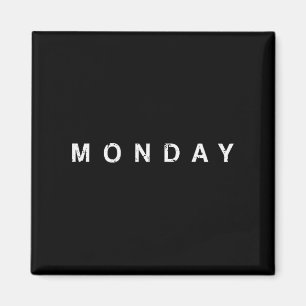 Days Of The Week Monday Tuesday Wednesday Thursday Magnet