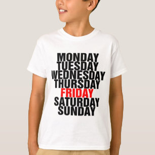 Days of the Week T-Shirt