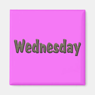 Days of the Week - Wednesday Magnet