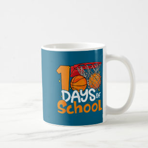 Days School Students Basketball 100 Player Teacher Coffee Mug