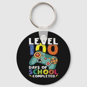 Days School Video Gamer 100th Day Teacher Student Key Ring