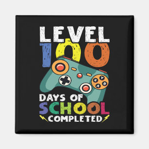 Days School Video Gamer 100th Day Teacher Student Magnet