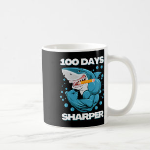 Days Sharper Shark Fun 100 Days Of School Coffee Mug