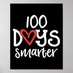Days Smarter 100th Day Of School Kindness Teacher Poster