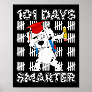 Days Smarter Happy 100th Day Of School 100 For Boy Poster