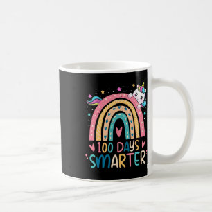Days Smarter Kids Girls Unicorn 100th Day Of Schoo Coffee Mug