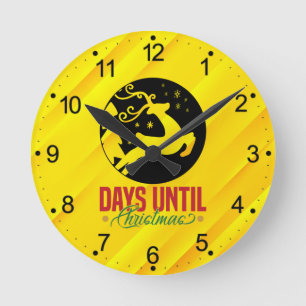 Days Until Christmas-14531 Round Clock