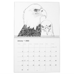 DAYS WITH EAGLE HARRIET OZZIE M15 Es HOME STRONGER Calendar