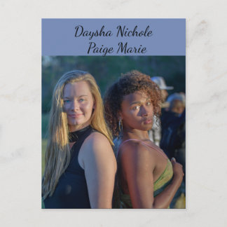 Daysha Nichole & Paige Marie, postcard