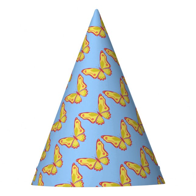 Daytime Butterfly Party Hat (Front)