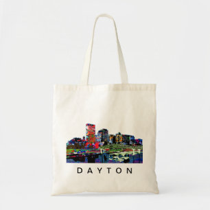 Dayton, Ohio in graffiti Tote Bag