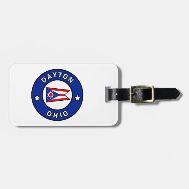 Dayton Ohio Luggage Tag (Front Horizontal)