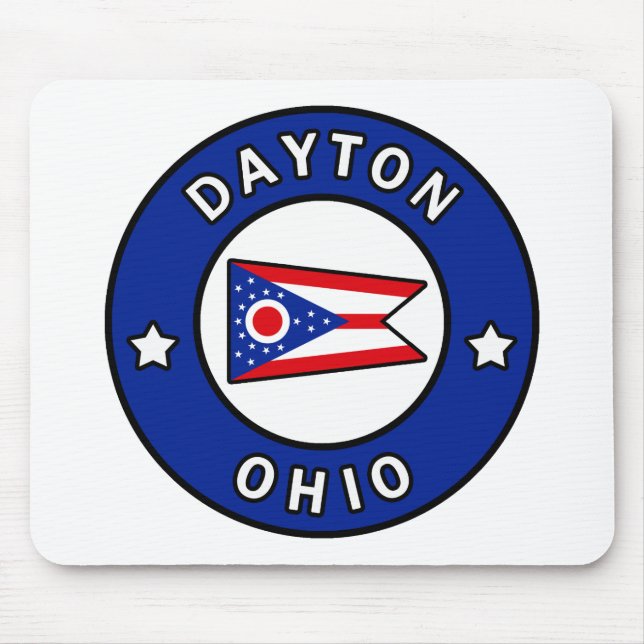 Dayton Ohio Mouse Mat (Front)
