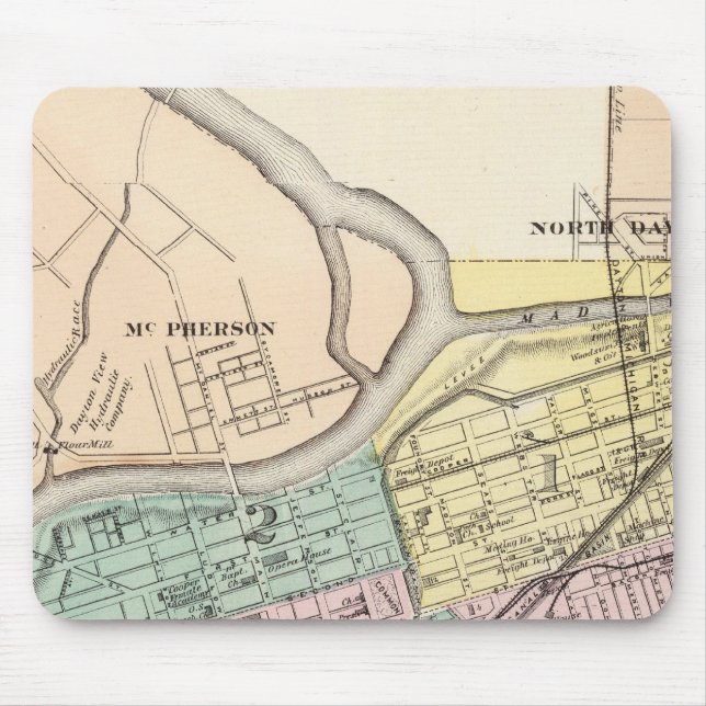 Dayton, Ohio Mouse Mat (Front)