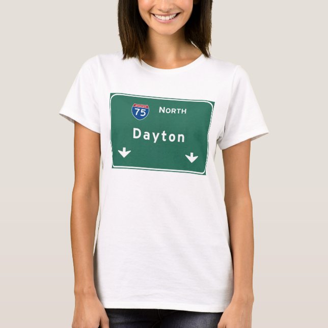 Dayton Ohio oh Interstate Highway Freeway : T-Shirt (Front)