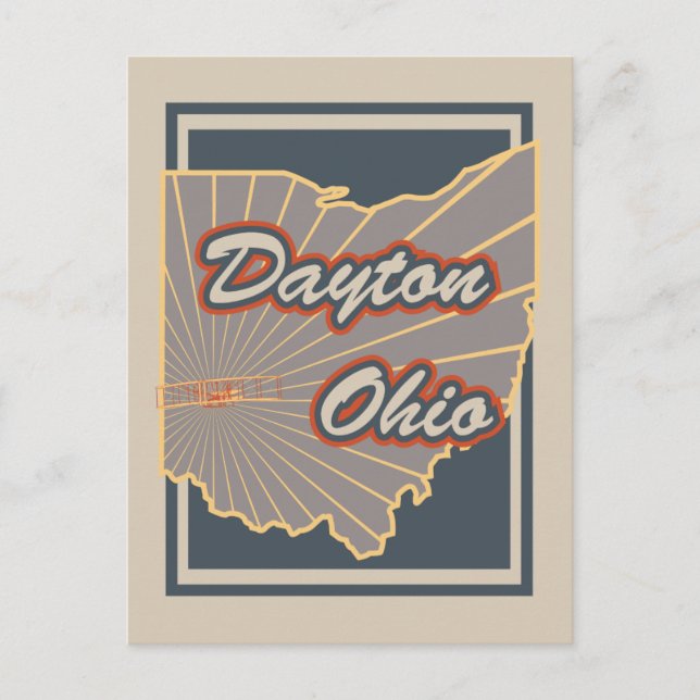 Dayton, Ohio Postcard - Travel Postcard v2 (Front)