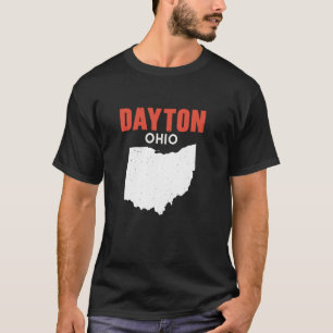 DAYTON Ohio USA State America Travel Ohioan  T-Shirt