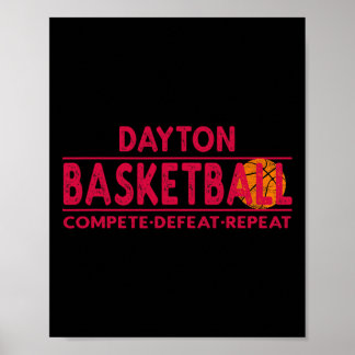 Dayton Sketll - Compete Defeat Repeat  Poster