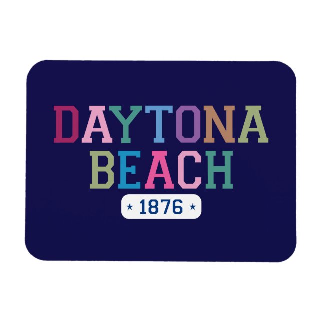 Daytona Beach 1876 Magnet (Horizontal)
