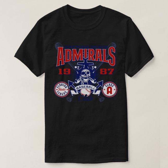 Daytona Beach Admirals T-Shirt (Design Front)