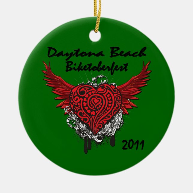 Daytona Beach Biktoberfest 2011 Ornament (Front)