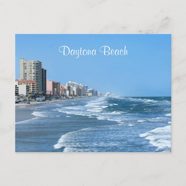 Daytona Beach Coast Post Card (Front)