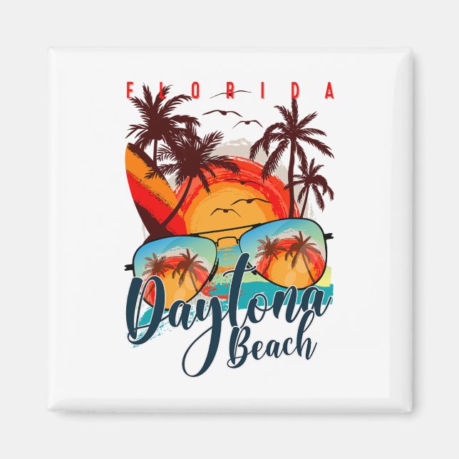 Daytona Beach Fl. Summer Vacation Trip - Florida B Magnet (Front)