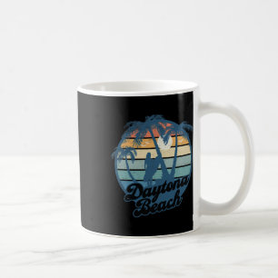 Daytona Beach Fl Surfer Girl Vintage Sunset Vacati Coffee Mug