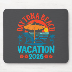 Daytona Beach Florida 2026 Family Vacation Summer Mouse Mat