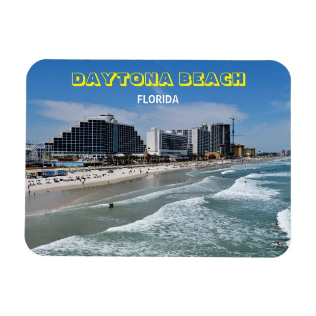 Daytona Beach, Florida Background Magnet (Horizontal)