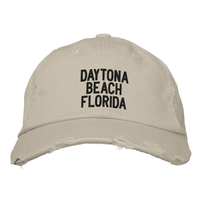 Daytona Beach, Florida Embroidered Cap (Front)