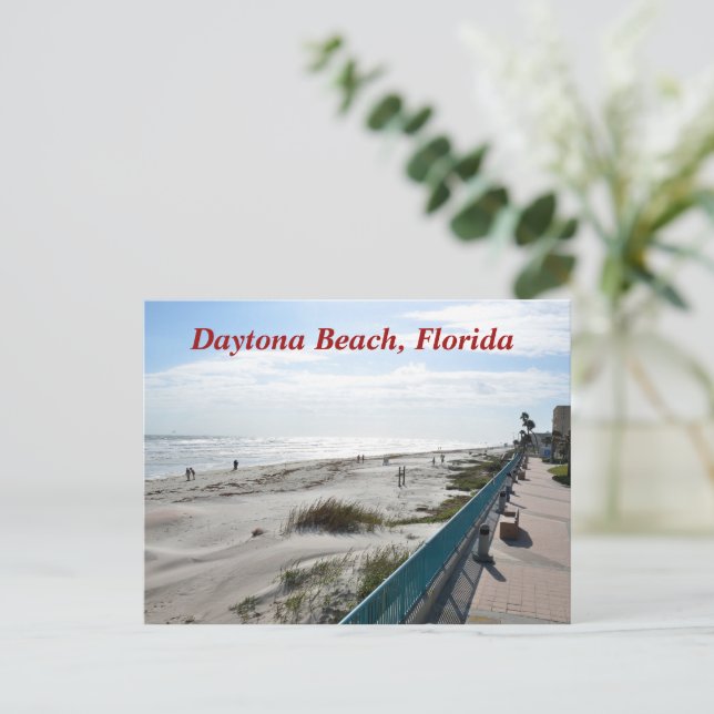 Daytona Beach, Florida Holiday Postcard (Standing Front)
