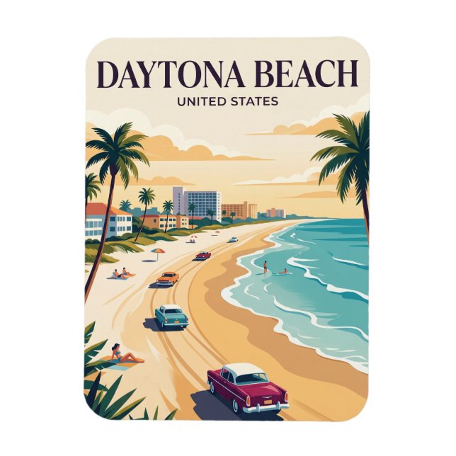 Daytona Beach Florida Magnet (Vertical)