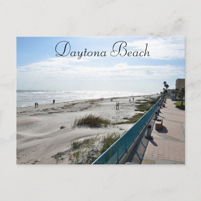 Daytona Beach Florida Photograph Postcard Keepsake (Front)