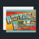 Daytona Beach Florida Postcard<br><div class="desc">Such a great retro postcard for Daytona Beach, Florida repurposed!</div>