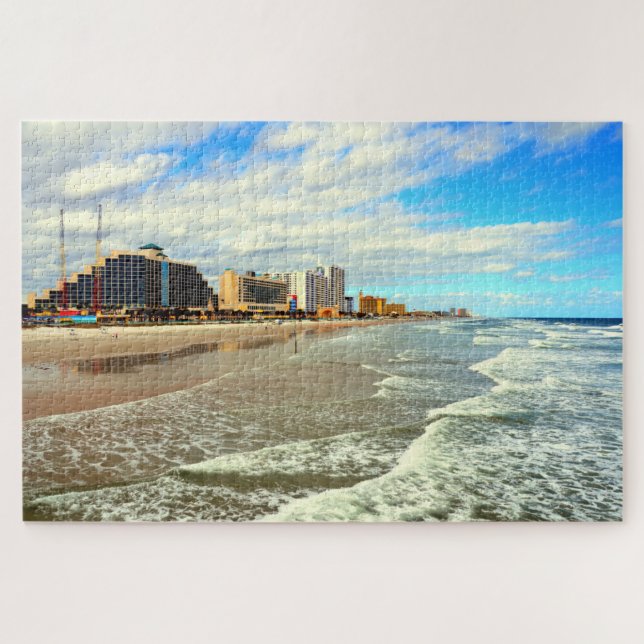 Daytona Beach, Florida Seascape Jigsaw Puzzle (Horizontal)