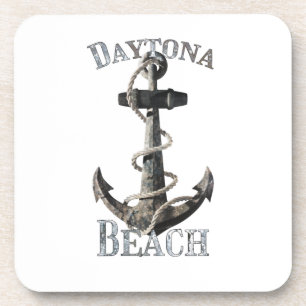 Daytona Beach Florida Vacation Nautical Anchor Coaster
