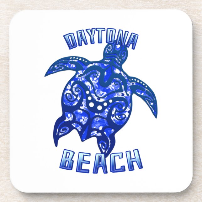 Daytona Beach Florida Vacation Tribal Turtle Coaster (Front)