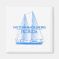 Daytona Beach Shores Coastal Nautical Sailing Sail