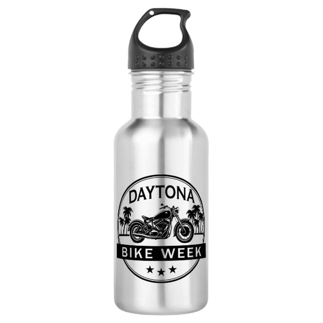 Daytona Bike Week Motorbike 532 Ml Water Bottle (Front)