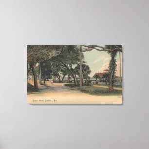 Daytona, Florida - View of Beach Street Canvas Print