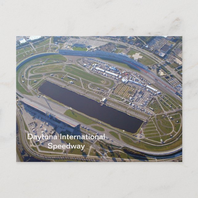 Daytona International Speedway Aerial View Postcard (Front)