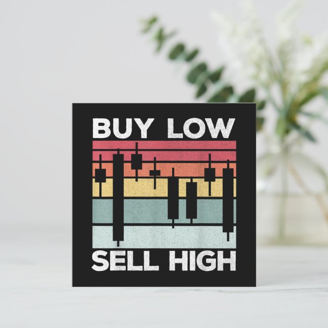 Daytrading Buy low sell high Candlesticks  (Standing Front)