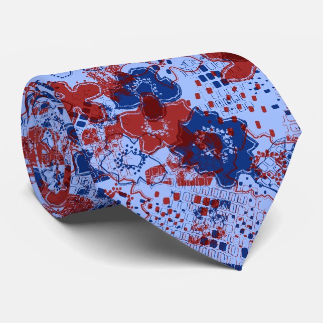 Daytrip Floral Vintage Two-sided Tie (Rolled)